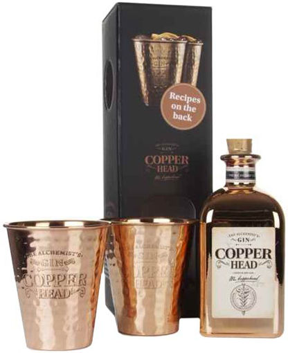 Afbeeldingen van COPPERHEAD GIN + MULE BEKERS